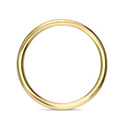 18ct Yellow Gold 0.15ctiamond Queen's Jubilee Hallmark 4mm Ring D