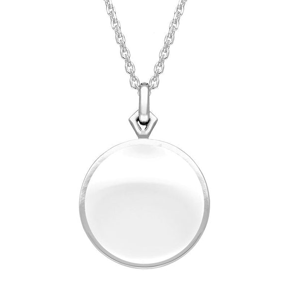 9ct White Gold Bauxite Flore Filigree Necklace P2339C_2