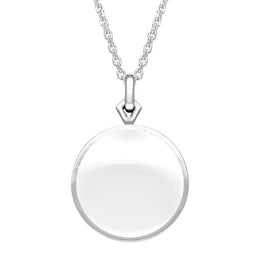 9ct White Gold Bauxite Flore Filigree Necklace P2339C_2