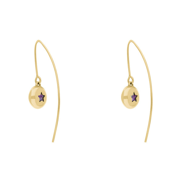 9ct _Yellow_Gold _Blue_John_Star _Disc_Drop _Earrings_E1371_1