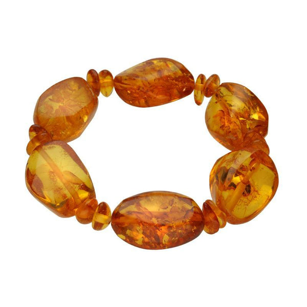 Amber Multi Shape Elasticated Bracelet AMBERIF2096