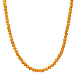 Baltic Amber Necklace Strung Round Bead Necklace. N1006