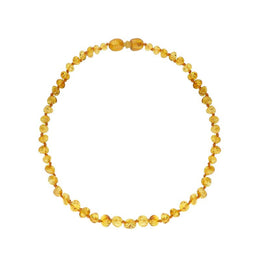 Baltic Amber Small Light Beaded Baby Teething Necklace