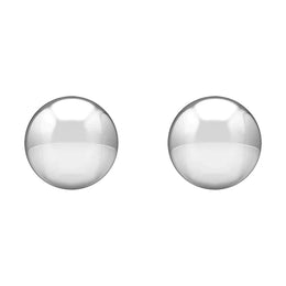 Sterling Silver 8mm Ball Stud Earrings. 610OR 031