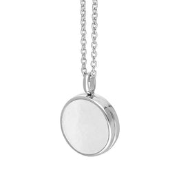 Sterling Silver Bauxite Small Round Locket, P3549C.