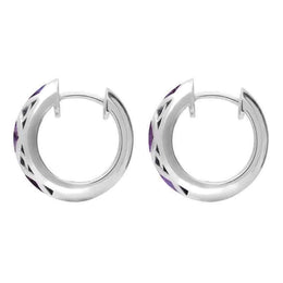 Sterling Silver Blue John Curved  Crossover Three Piece Set
