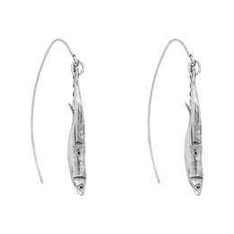 Sterling Silver Emma Stothard Silver Darling Double Drop Hook Earrings, E2581_2