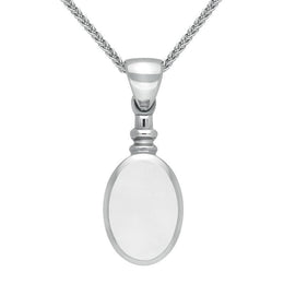 Sterling Silver Bauxite Bottletop Necklace P008