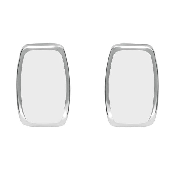 Sterling Silver Bauxite Dinky Barrel Stud Earrings E280