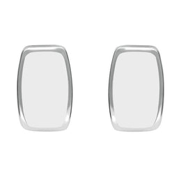 Sterling Silver Bauxite Dinky Barrel Stud Earrings E280