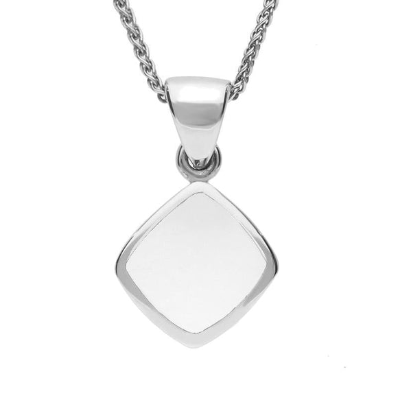 Sterling Silver Bauxite Dinky Cushion Necklace P452