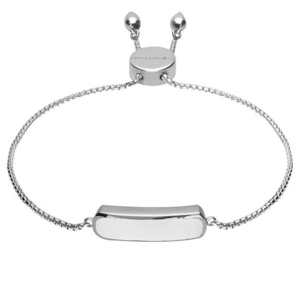 Sterling Silver Bauxite Lineaire Petite Bracelet B1072.