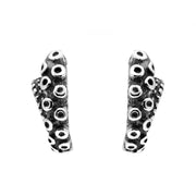 Sterling Silver Tentacle Curl Stud Earrings E2461