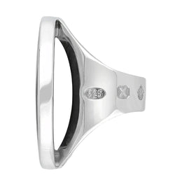 Sterling Silver Blue John Jubilee Hallmark Collection Large Round Ring. R611_JFH._4