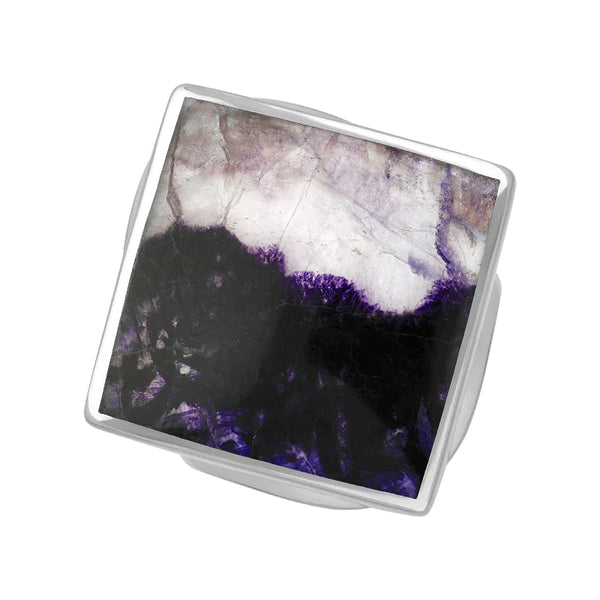 Sterling Silver Blue John Jubilee Hallmark Collection Medium Rhombus Ring. R607_JFH.