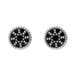 Sterling Silver Portoro Stud Earrings, E1709