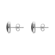Sterling Silver Whitby Jet 6mm Round Stud Earrings E1899_2